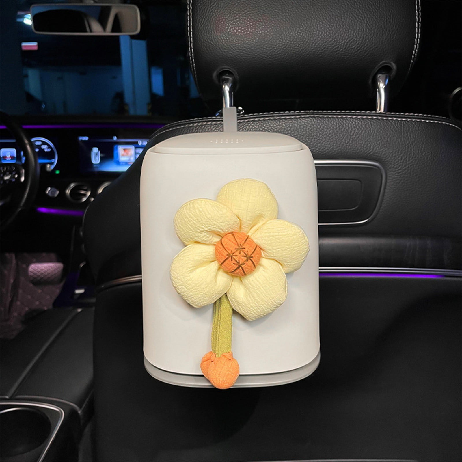 RKSTN Poubelle Portable pour Voiture, Mignonne Voiture, Dispositif