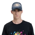 thumbnail image 4 of Fotbe The Galaxy Gorro Clásico de Béisbol, Gorra Ajustable con Broche Snapback, Gorro de Exterior de Algodón Suave, 4 of 6