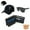 Black, variant on Father's Day Gift Set for Men Dad Baseball Dad Cap Leather Wallet Sunglasses