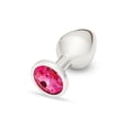 thumbnail image 2 of Me You Us Crystal Jewels Plug Anal en Verre, Moyen, Rose, 2 of 4
