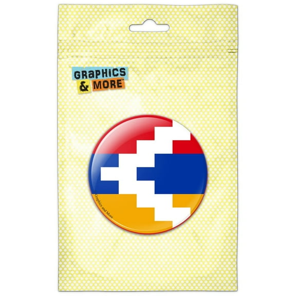 Nagorno Karabakh National Country Flag Pinback Button Pin Badge