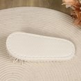 thumbnail image 6 of Iyufng Women's Fuzzy Plush Thong Slippers Sparkly Rhinestone Bow Decor Soft Cozy Indoor House Flip Flop Slides, 6 of 8