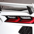 thumbnail image 2 of TINKI Real Carbon Fiber Tail Light Eyebrow Strip Trim Compatible with Chevrolet Corvette C8 Stingray 2020-2023, Auto Rear Light Lamp Eyebrow Decoration Strip Sticker, 2 of 10
