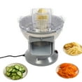 thumbnail image 2 of Electric 4-in-1 Vegetable Chopper, Multifunctional Vegetable Fruit Processor, Commercial Vegetable Dice Slice Shred Strip Cutter, 2 of 13