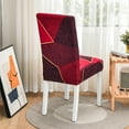 thumbnail image 3 of Chair Covers for Dining Room,Parsons Chair Slipcovers Set of 4 Removable Washable Anti-Dust Modern Stretch Chair Protector for Dining Room Hotel Kitchen-1 Pcs-B, 3 of 8