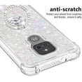 thumbnail image 4 of case for Motorola Moto G Play 2021 Case,Creativity Clear Quicksand Glitter Flowing Liquid Floating Soft TPU Case w/Stand Bling Diamond Sparkle Phone Cover for Motorola Moto G Play 2021  Colorful, 4 of 14