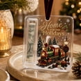 thumbnail image 4 of Christmas Cash Gift Holder Ornament, Clear Christmas Money Holders For Cash,Funny Holiday Xmas Tree Hanging Ornaments Decor(1Pcs,Vintage Christmas Train Scene), 4 of 8