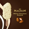 thumbnail image 4 of Magnum White Chocolate Almond Ice Cream Bar, 3 x 85 mL, 4 of 7