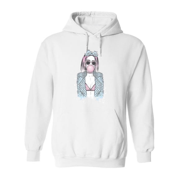 A Stylish Girl Hoodie Women -Image by Shutterstock, Female x-Large