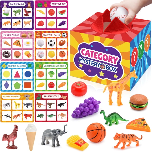 Juguetes de clasificación Toyze Montessori Sensory, 58 piezas, de 2 a 6 años