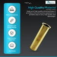 thumbnail image 3 of MARINE CITY Brass Drain Tube Corrosion Resistant Easy Functional and Smooth Design, 1 x 3-1/2 Inches, for Boats  Marines  Transom  Motor Well  Live Well  Baitwell Fishing Boating Pack of 1, 3 of 7