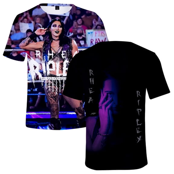 Rhea Ripley Merch Shirt Vintage Unisex Tops Tee Jersey Outdoor Fashion Tee y2k Top