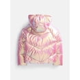 thumbnail image 2 of Wonder Nation Girls Heavyweight Puffer Jacket with Hood, Sizes 4-18, 2 of 3