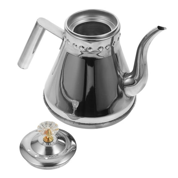 HOOWIFFY Stainless Steel Kettle Tea Kettle Polishing Boiling Water Adults Catering 1Set