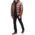 thumbnail image 4 of Chaqueta Tommy Hilfiger Classic con capucha acolchada para hombre, marrón XL, 4 of 5
