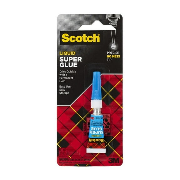 Scotch Super Glue Liquid, .07 oz, 1 Total