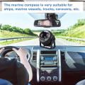 Black Electronic Adjustable Military Marine Ball Night  Compass for Boat Vehicle