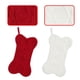 thumbnail image 5 of Yuarrent Bolsas de regalo de decoración de árbol de Navidad de poliéster para regalos navideños que representan deseos navideños Kits de decoración para fiestas blanco, 5 of 6