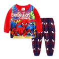 thumbnail image 1 of Conjunto de pijama de Mickey para niños y niñas, ropa de algodón con dibujos animados, aire acondicionado, para el hogar, 1 of 4