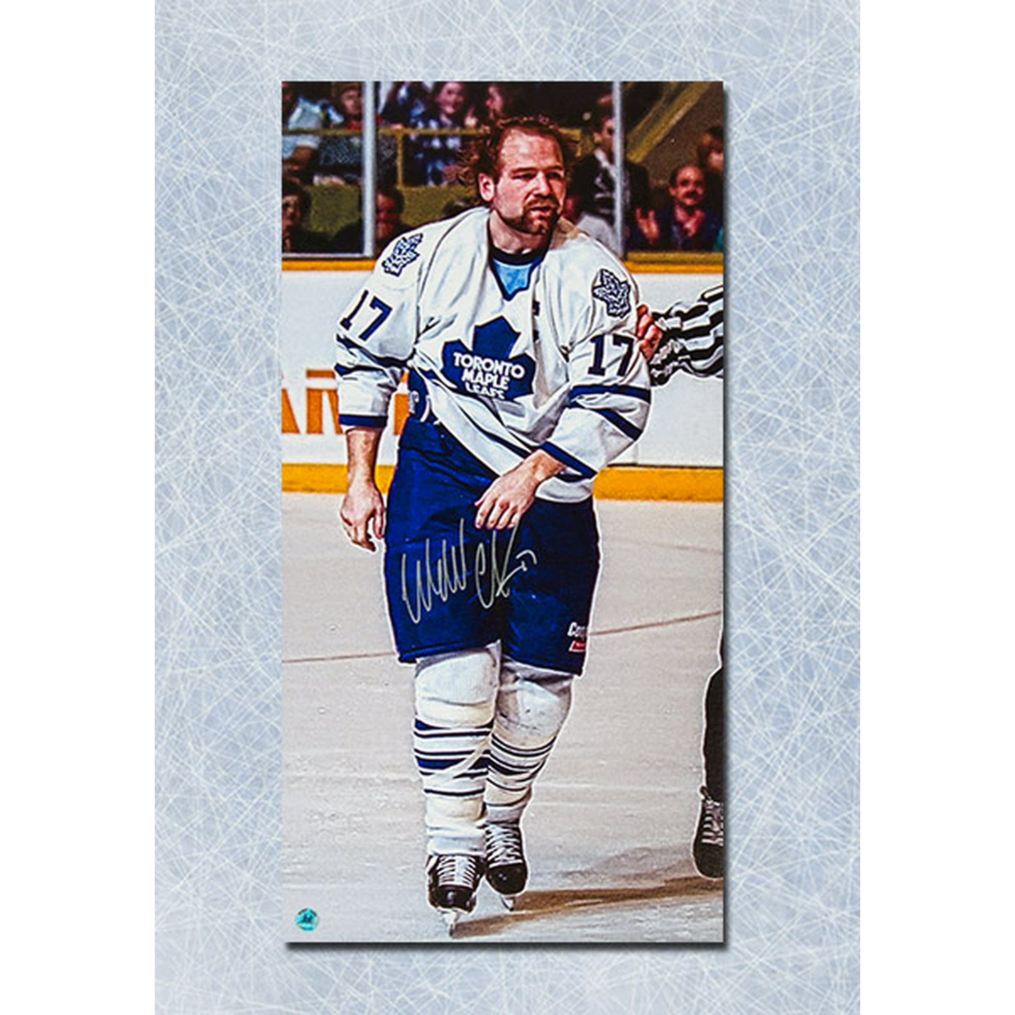 Wendel Clark Toronto Maple Leafs 12 x 16 Framed Player Number