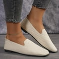 thumbnail image 4 of WMTBSRSW Women's Cutout Flats Shoes Breathable Slip on Shoes Casual Square Toe Flats Comfortable Walking Shoes, 4 of 7