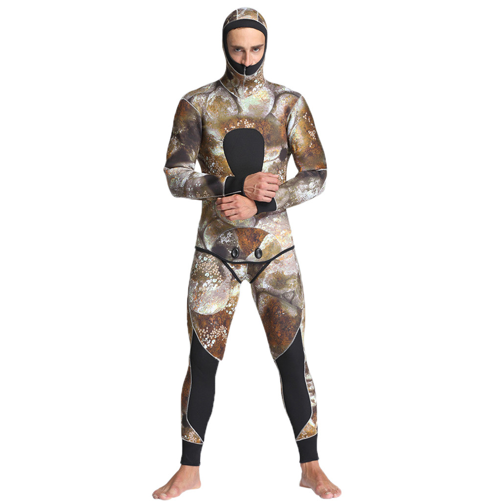 2 piece Wetsuits For Men In Cold Water 3Mm zip pront Super Stretch