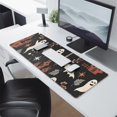 thumbnail image 2 of Long Mouse Pads for Desk,Autumn Halloween Scene Pattern Desk Mats on Top Of Desks, Desk Mouse Pad Extra Large with 3mm Non-Slip Base and Stitched Edge for Gaming,Office,Work,Home 31.5x11.8in, 2 of 5