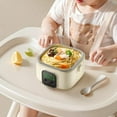 thumbnail image 1 of Electric Lunch Box, 500ML Self Heating Food Warmer Cordless 25W Waterless Heating  for School, 1 of 7