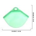 thumbnail image 4 of Portable Mask Holder Bag Foldable Dust Face Mask Storage Preservation Silicone Pouch Organizer, 4 of 6