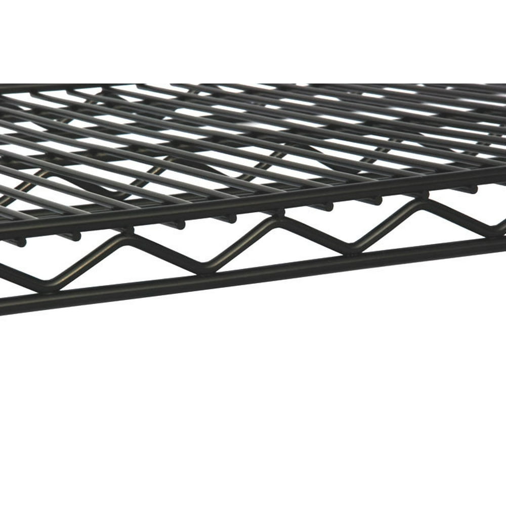 12" Deep x 48" Wide Individual Black Wire Shelf