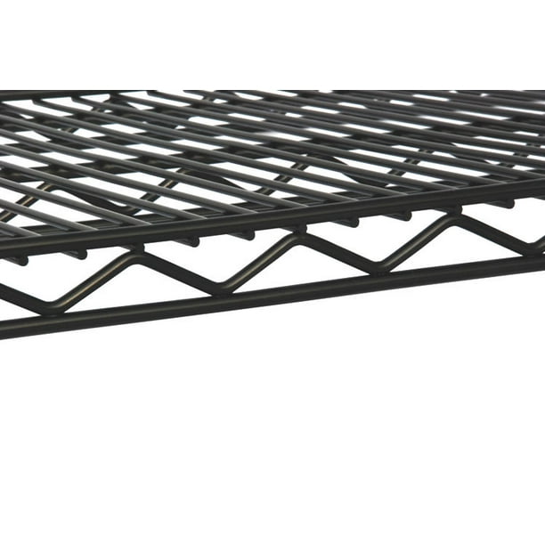 24" Deep x 42" Wide Individual Black Wire Shelf