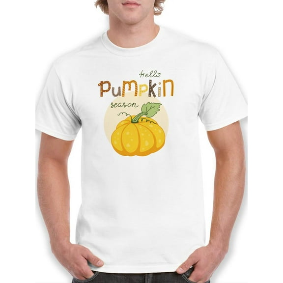 Hello Pumpkin Season  T-Shirt Men -Image by Shutterstock, Male x-Large
