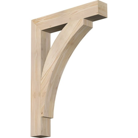 

Ekena Millwork 3 1/2 W x 22 D x 30 H Thorton Block Smooth Bracket Douglas Fir