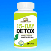 Rise-N-Shine 15-Day Detox Cleanse Herbal Colon Cleanse Bloat Relief Herbal Supplement 30 Count