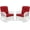 Red, variant on VIVIJASON 2 Piece Patio Wicker Rattan Rocker Chair, Outdoor Rattan Rocker Chair with Cushions & Steel Frame, All-Weather Rocking Lawn Wicker Furniture for Garden Backyard Porch (White Wicker/Red)