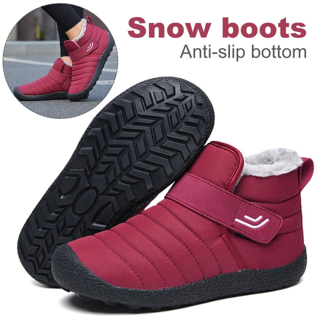 Botas De Nieve Botas de tobillo impermeables Botas de algodón antideslizantes para exteriores engrosados para climas fríos DQrwqpou Tenis De Mujer Tenis De Hombre