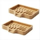 thumbnail image 1 of Bandeja Porta Jabón de Bambú, Jabonera de Madera con Drenaje Automático para Bañera, Hotel, Decoración del Hogar, 1 of 7