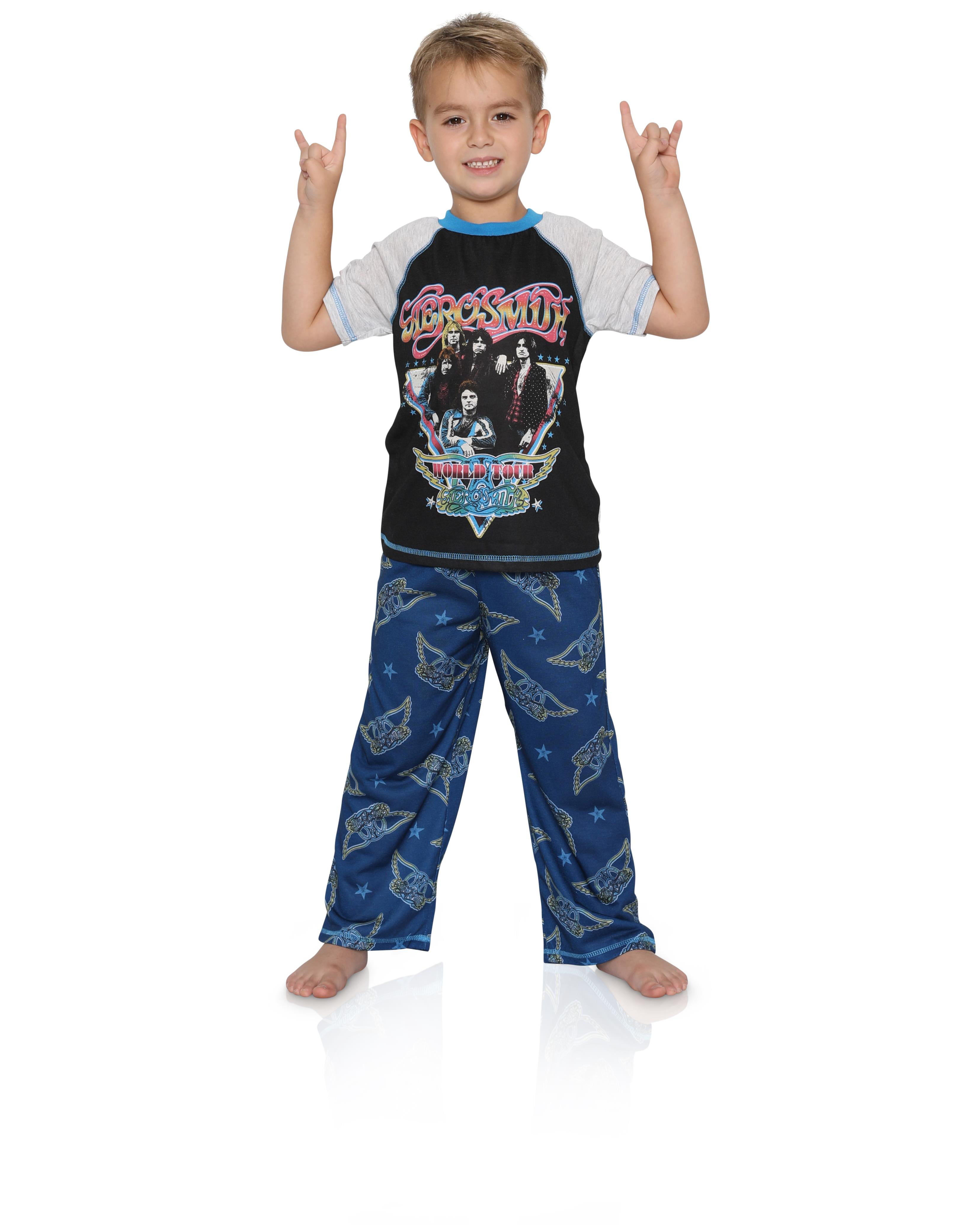 Aerosmith Boys Big 2 Piece Pajama Set
