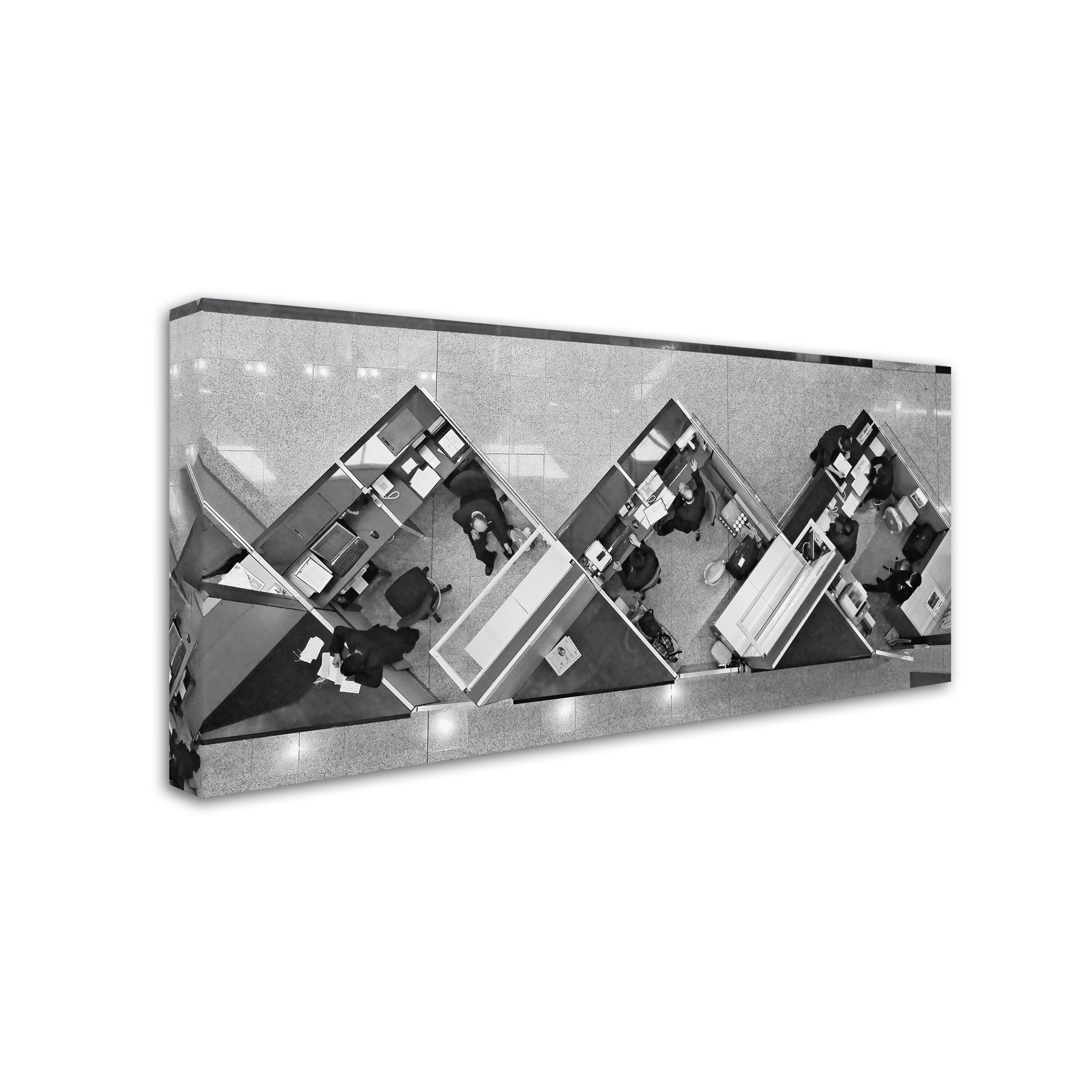 Trademark Fine Art 'Cubicle Life' Canvas Art by Vincent Kohar