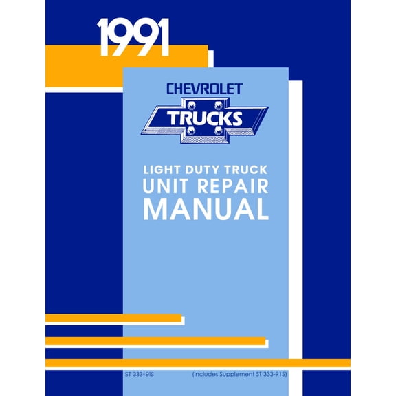 Detroit Iron OEM 1991 Chevy LD Truck Unit Repair Manual
