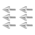 thumbnail image 1 of Paquete de 6 tornillos de aluminio de alta resistencia de 5 mm para parabrisas de motocicleta. Plata, 1 of 9