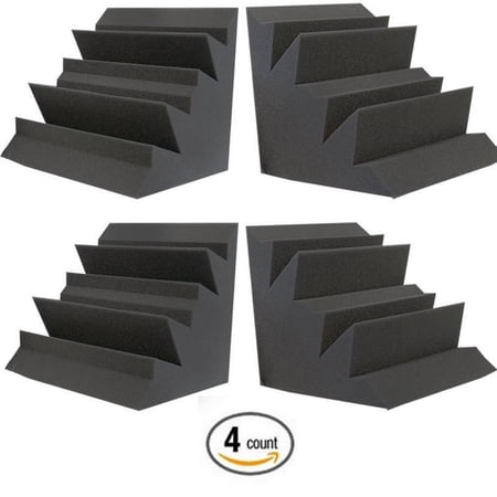 8 PACK -Acoustic Foam XL Bass Trap Studio Soundproofing Corner Wall 12 X 12 X 12