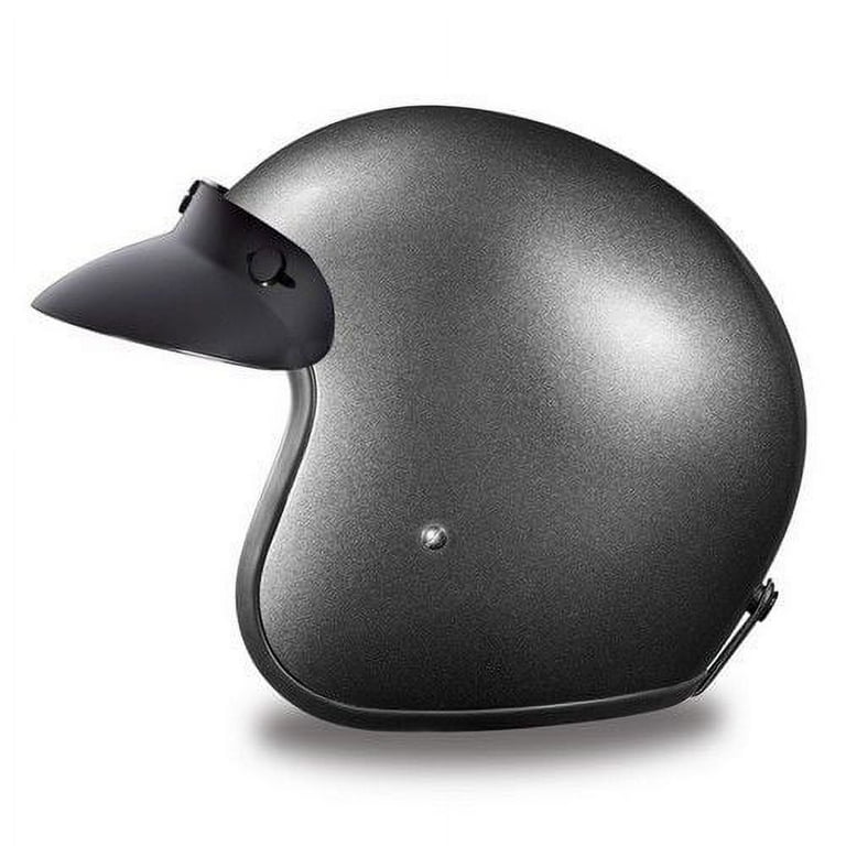 Daytona Helmets 3/4 Open Face Motorcycle Helmet DOT Approved [Gun Metal  Grey Metallic] [3XL] - Walmart.com