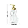 thumbnail image 3 of Danhjin Soap Dispenser, Cute Foaming Liquid Hand Soap Dispenser for Bathroom Kitchen, Operated Shampoo and Conditioner Dispenser with Pump, Modern Countertop Decor, 7.36x2.87in, 3 of 6