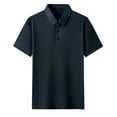 thumbnail image 2 of pstuiky camisetas de hombre, Camisas cortas informales de cuello redondo y botones para hombre camisetas de hombre xl, 2 of 3