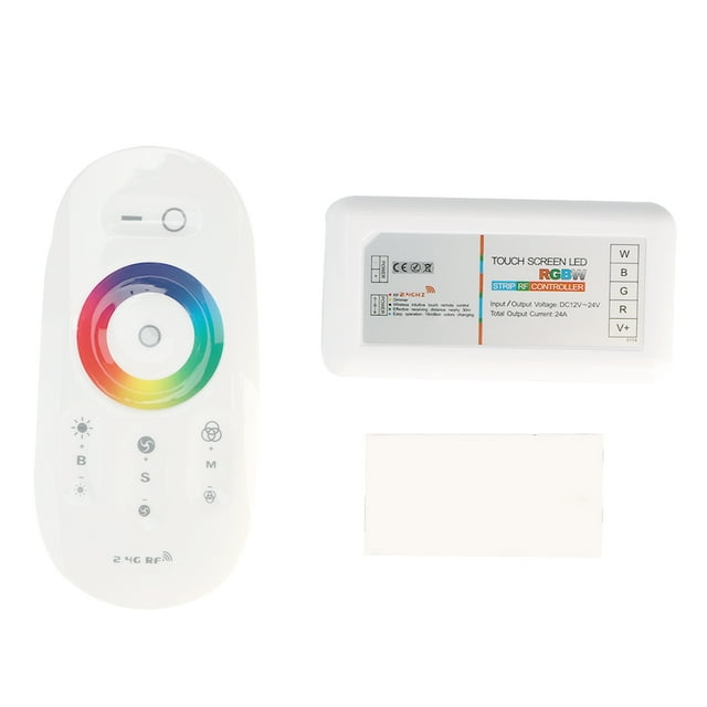 LED RGBW Controller 2.4G Wireless Touch RF Remote Control Dimmer for RGBW LED Strip DC 12-24V