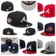 thumbnail image 2 of MLB Atlanta Braves Fitted Sombrero Hombres Mujeres Gorra De Béisbol Completa Cerrada Ajuste Hip Hop, 2 of 3
