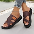 thumbnail image 6 of Bibifish Womens Flip Flops Fabric Upper Comfortable Soft Thong Sandals Outdoor Casual Beach Slippers, 6 of 9