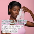 thumbnail image 2 of Mascarilla facial Vitamasques Vitamasques Vitamin C Cherry, paquete de 7, vegana, 2 of 8