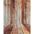 thumbnail image 2 of ABPHOTO Polyester 5x7ft Nostalgia Wood Backdrop Shabby Texture Rustic Stripes Wooden Plank Photography Background for Baby Shower Kids Adults Birthday Party Decoration Wallpaper Photo Studio Props, 2 of 3